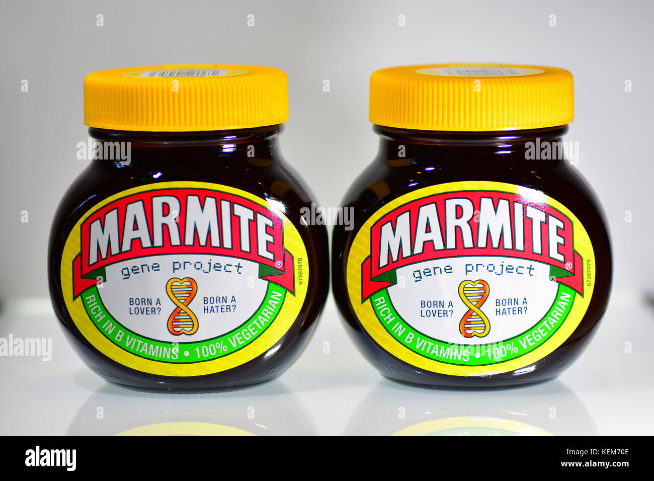 Marmite Jar Stock Photo