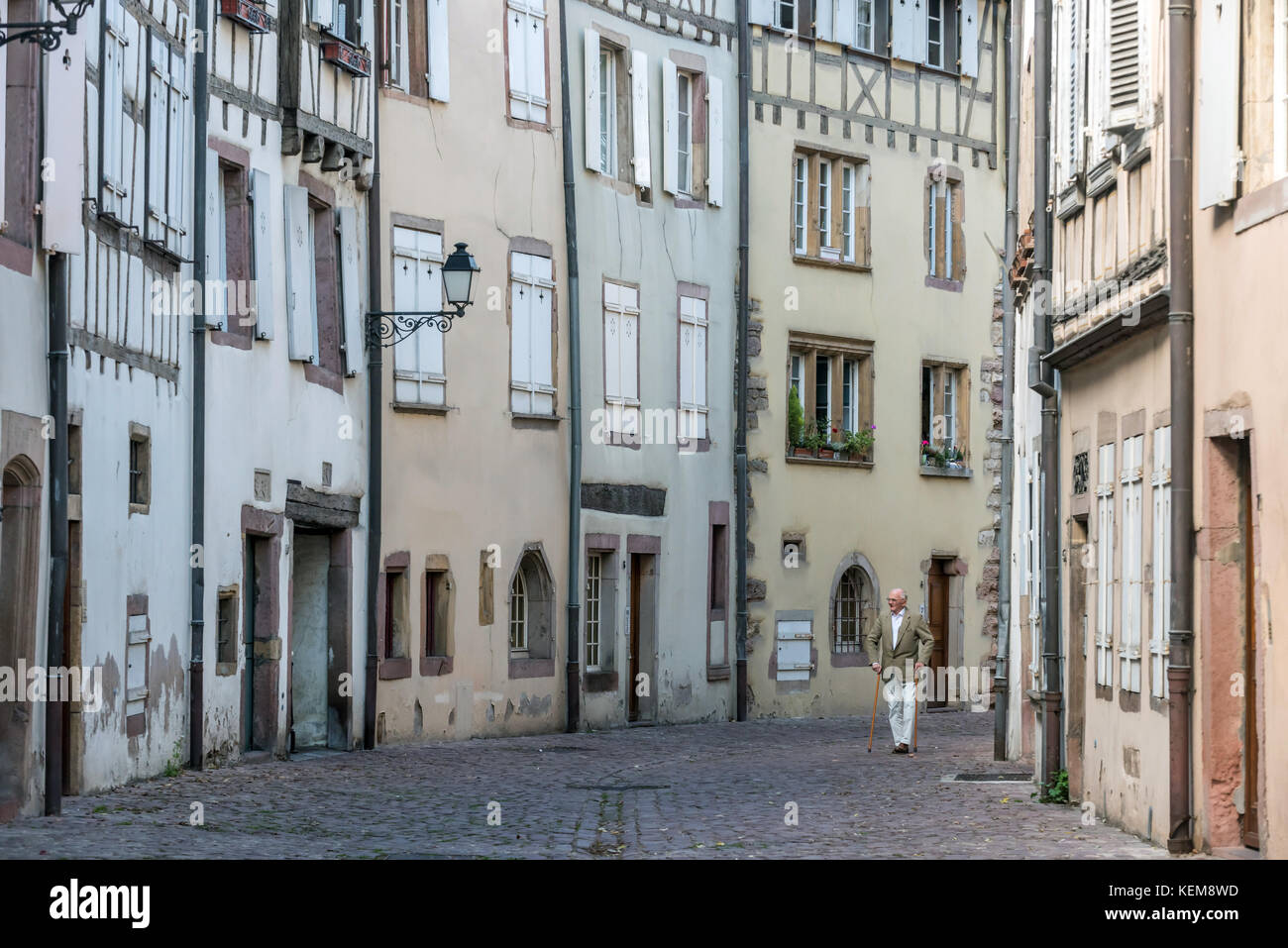 Colmar Telegraph The town of Colmar in Alsace Stock Photo - Alamy