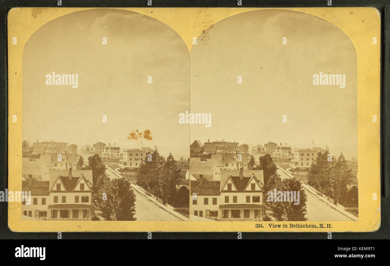 View in Bethlehem, N.H, from Robert N. Dennis collection of