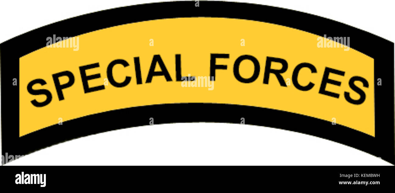 Special Forces Shoulder Sleeve Insignia Stock Photo