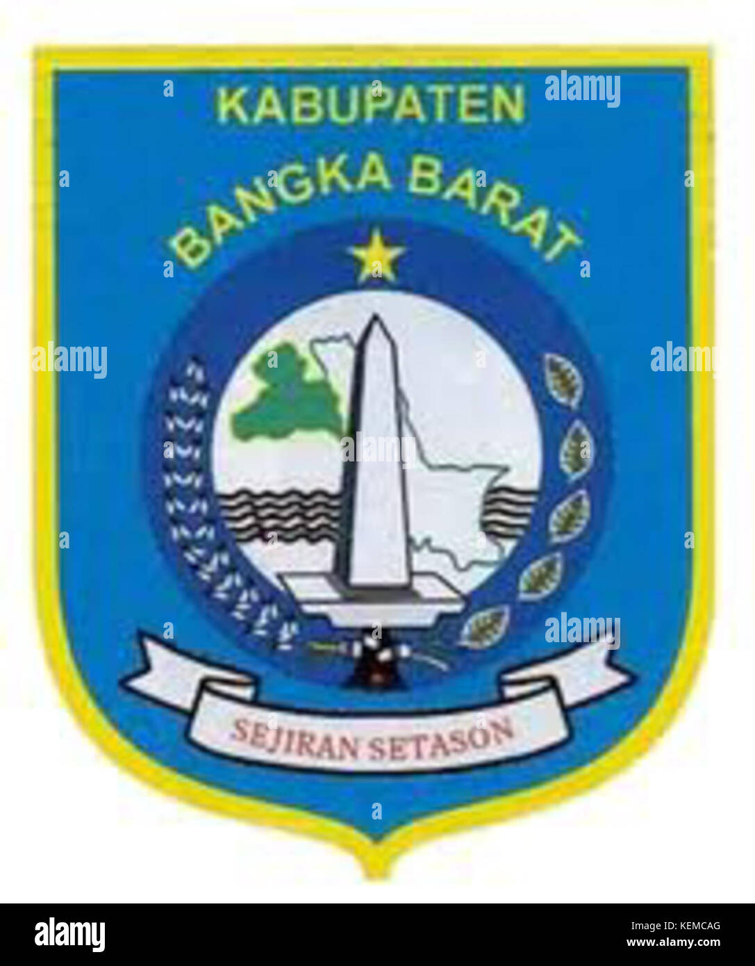 lambang kabupaten bangka barat stock photo alamy https www alamy com stock image lambang kabupaten bangka barat 163947240 html