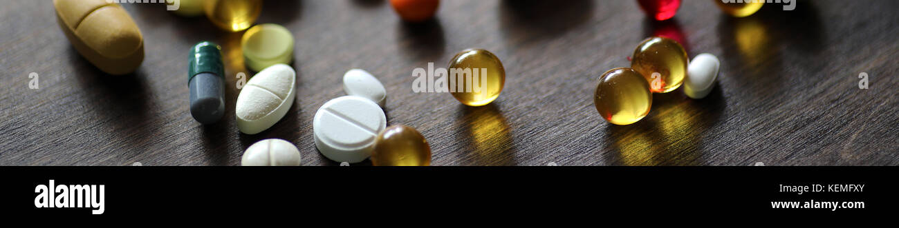 Background with medications and tablets Stock Photo - Alamy