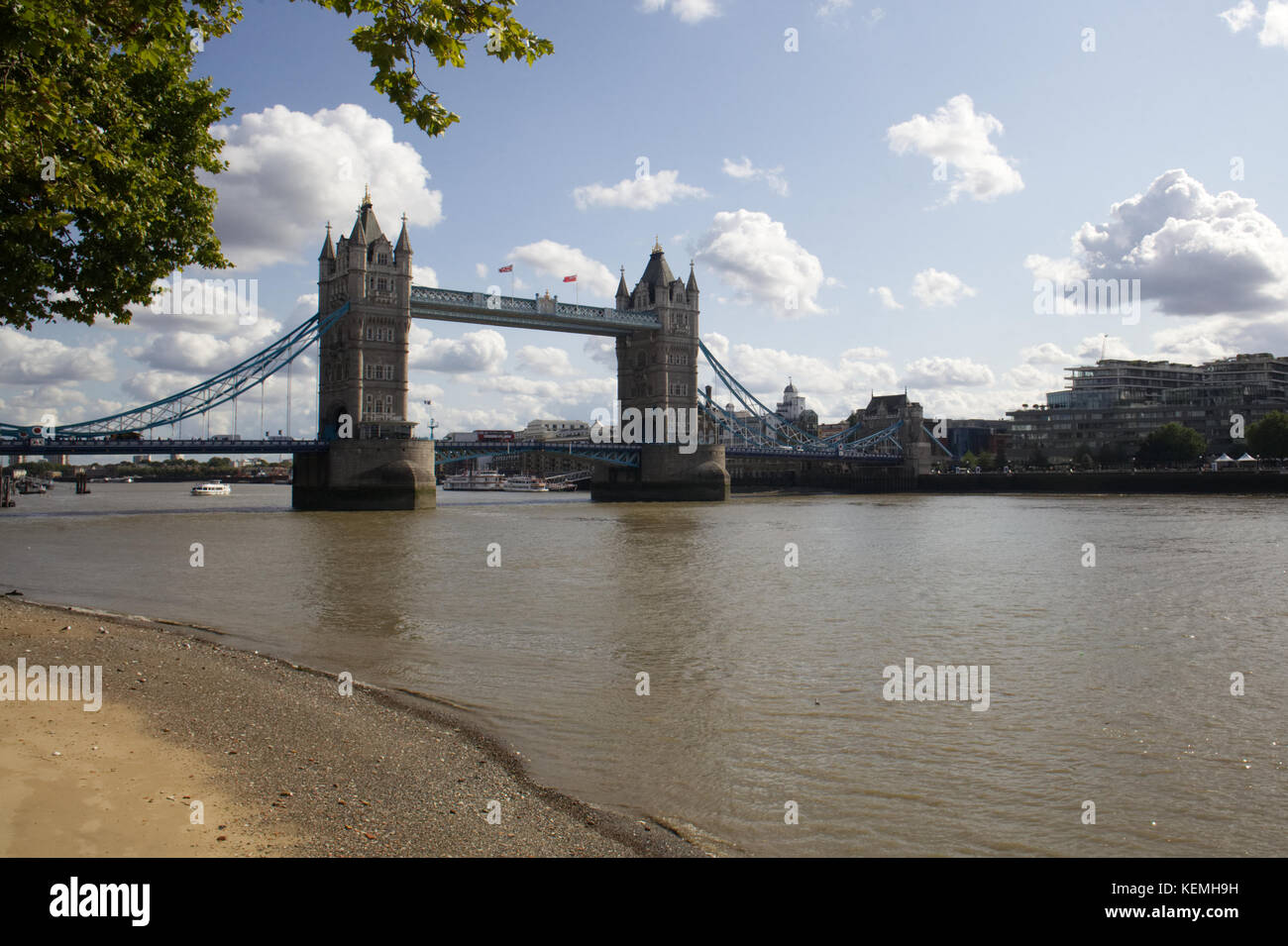 Tower Bridge with city of london in background Stock Photo - Alamy