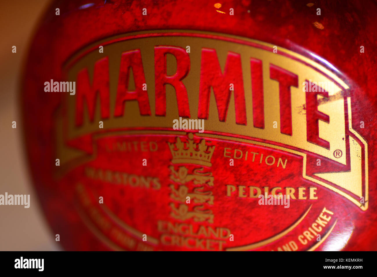 Marmite Jar Special Edition Marstons jar Stock Photo Alamy