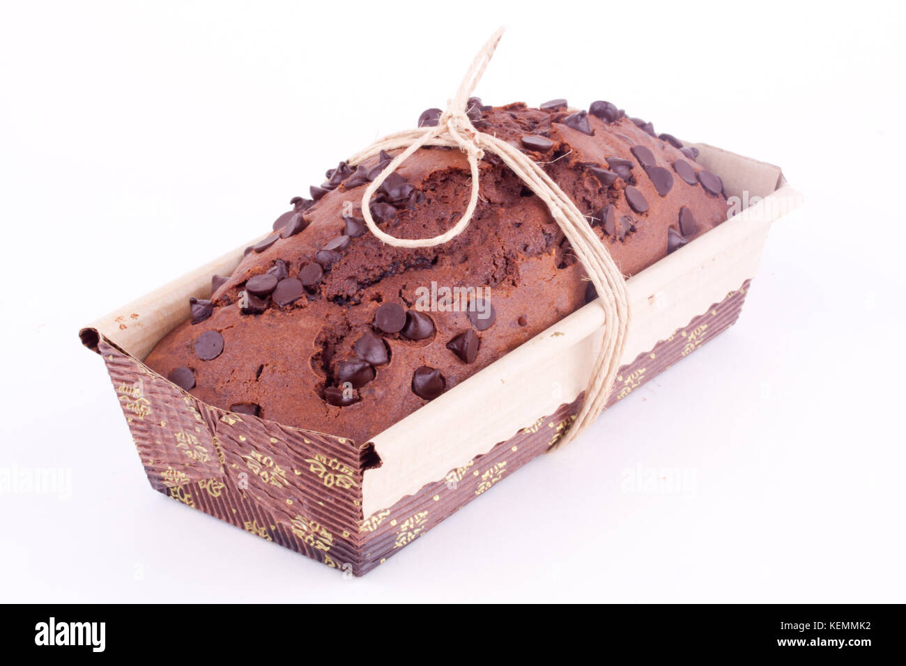 chocolate chip cake Stock Photo