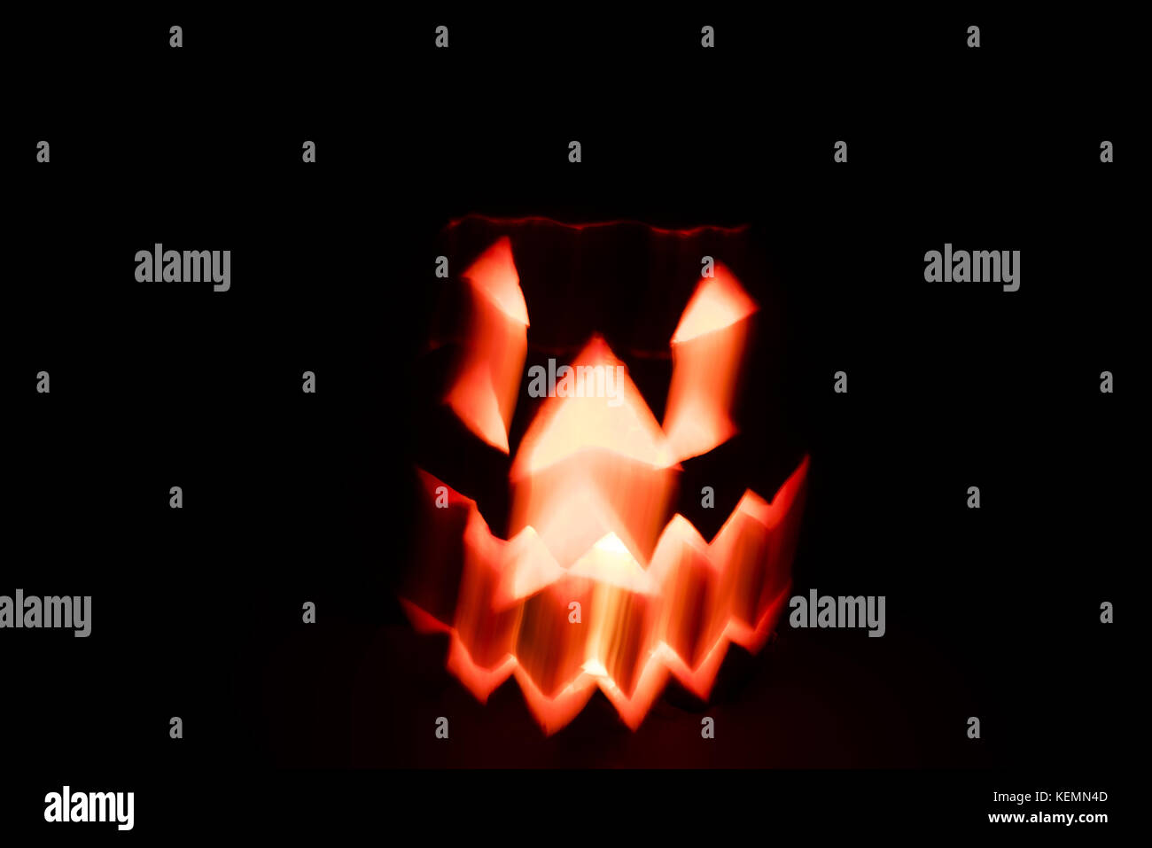Halloween pumpkin head jack lantern with scary evil faces spooky ...