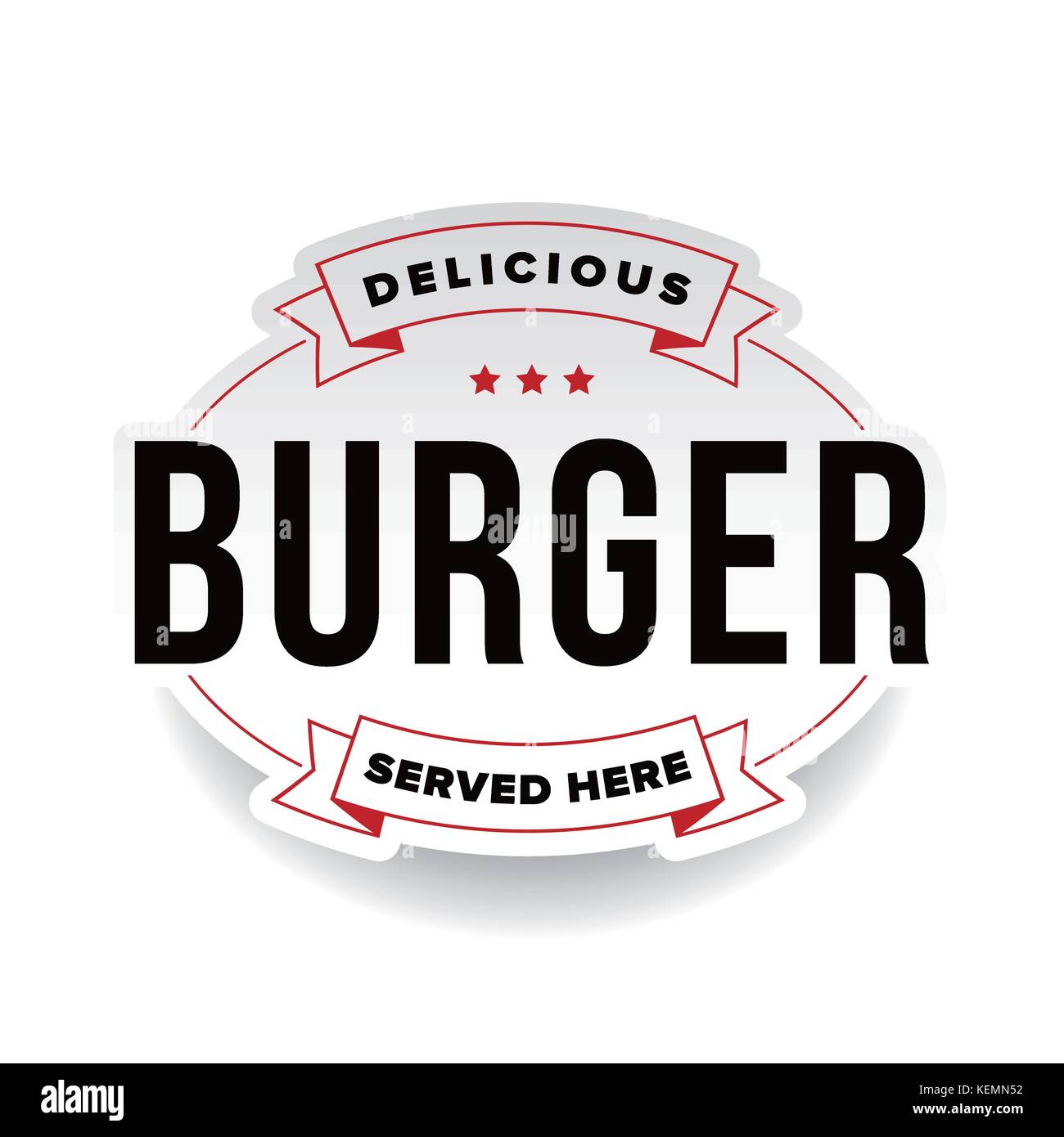 Burger vintage logo stamp Stock Vector Image & Art Alamy