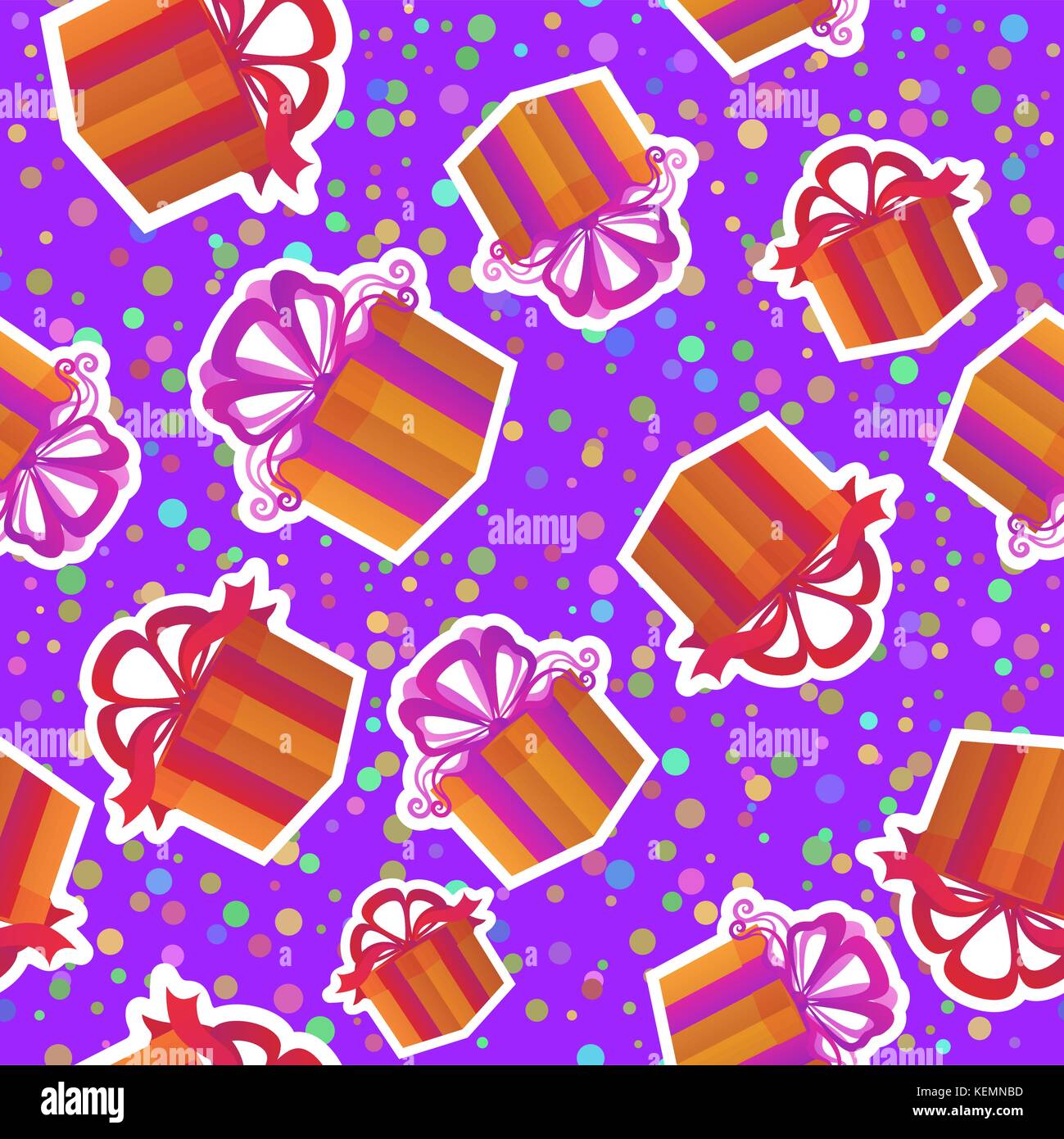 Seamless Background with Gift Boxes Stock Vector Image & Art - Alamy