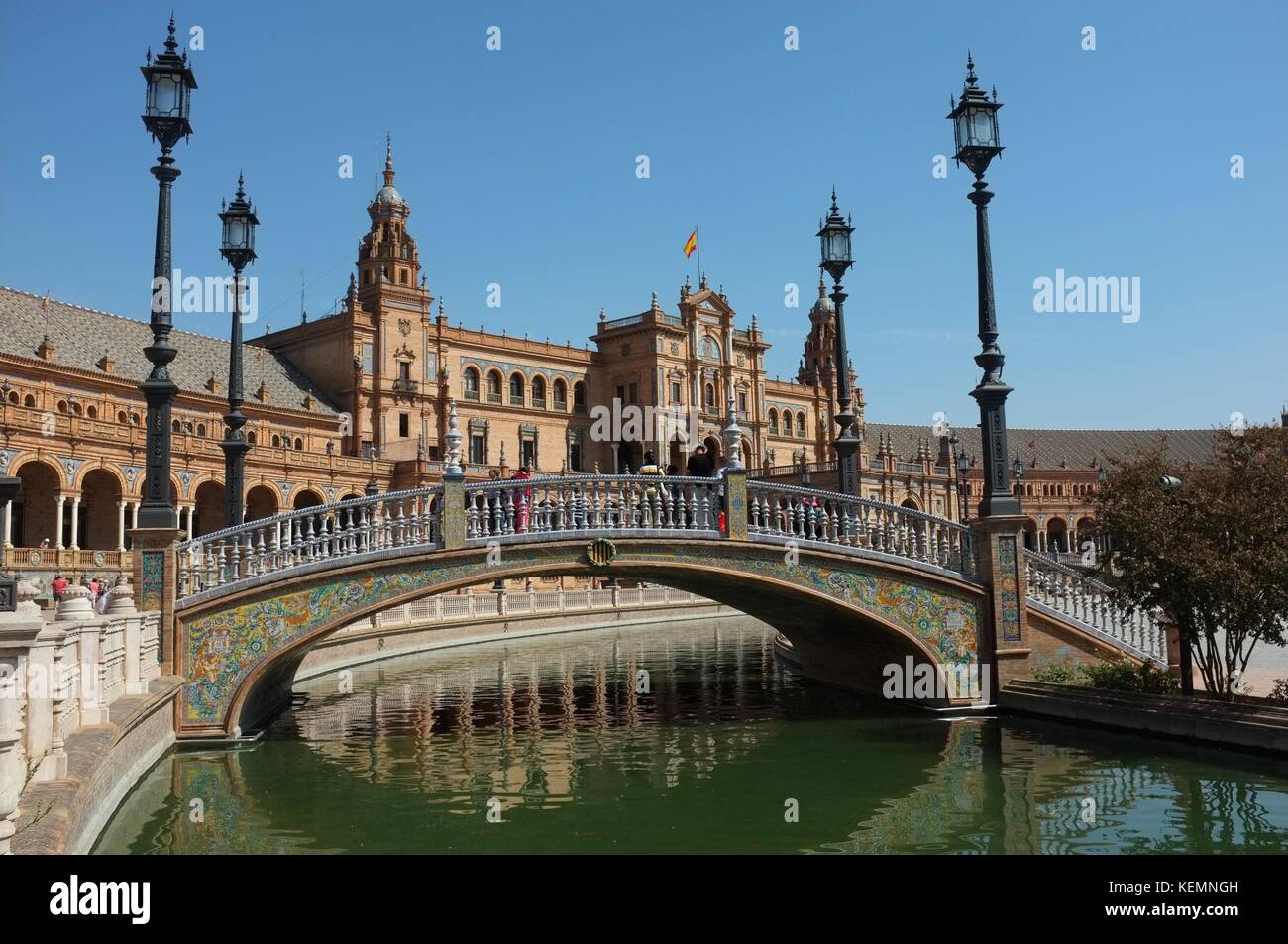 Plaza de España (completed 1928), Seville/Sevilla, Andalucia, Spain ...