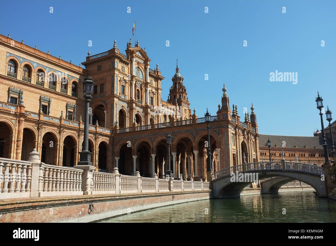 Plaza de España (completed 1928), Seville/Sevilla, Andalucia, Spain ...