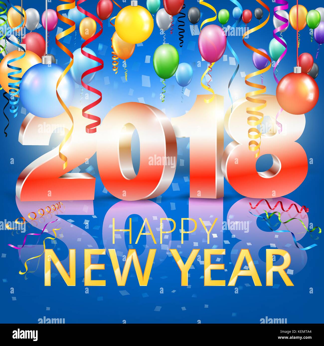 Happy New Year Stock Vector Image & Art - Alamy