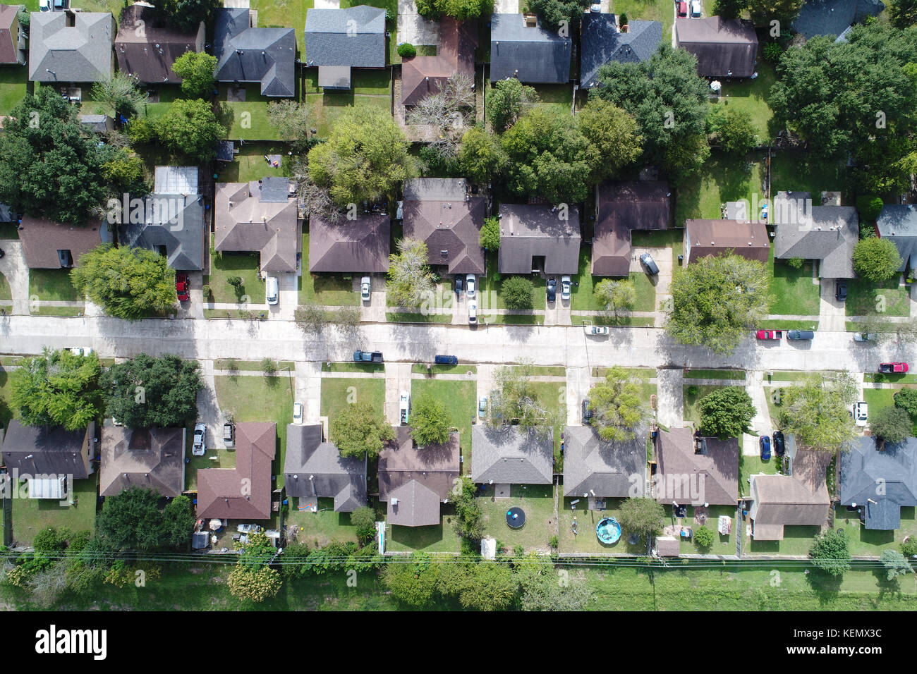 Resident, home in North West area of Houston, Texas Stock Photo Alamy
