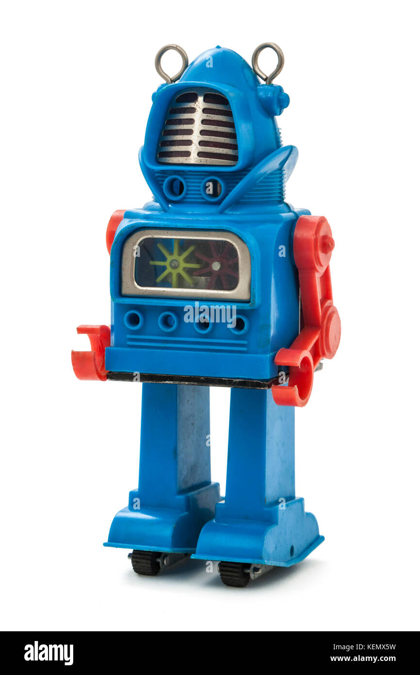 Vintage Japanese 1960's 'Jupiter' remote controlled battery-operated robot toy by Yoshiya (K.O.) Stock Photo