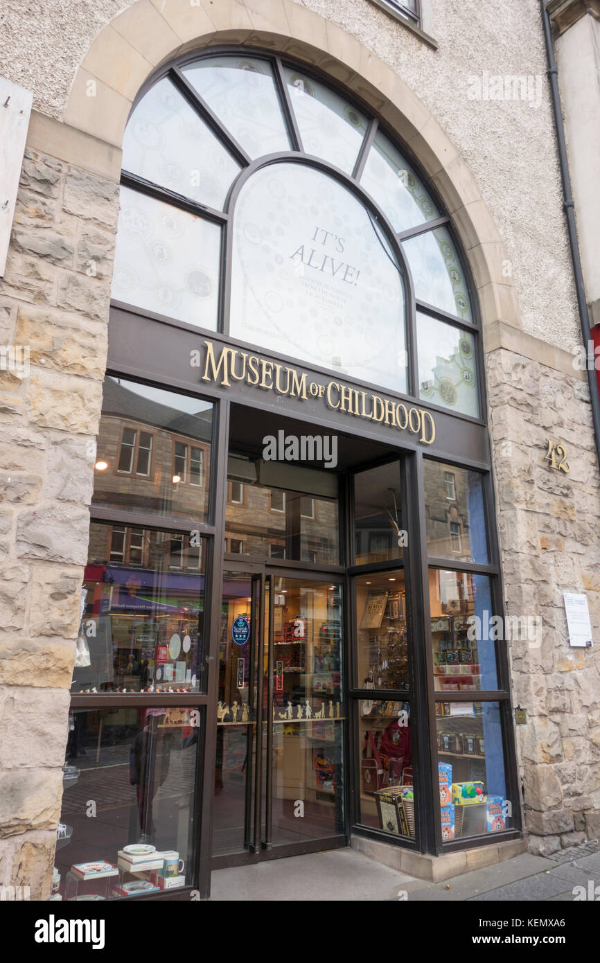 Museum of Childhood, High Street, Edinburgh, Scotland, UK Stock Photo