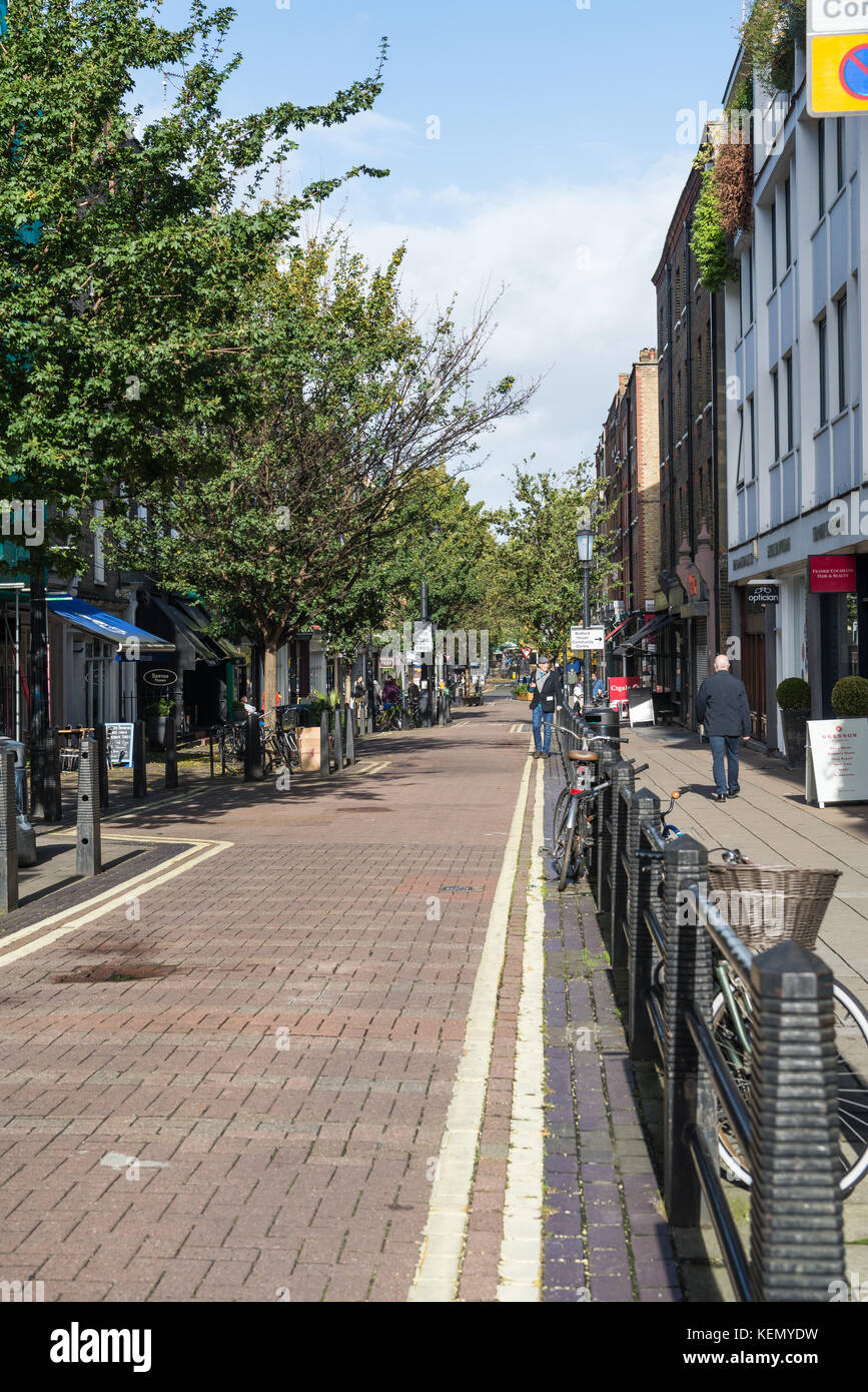 View along Lambs Conduit Street, Bloomsbury, London Stock Photo Alamy