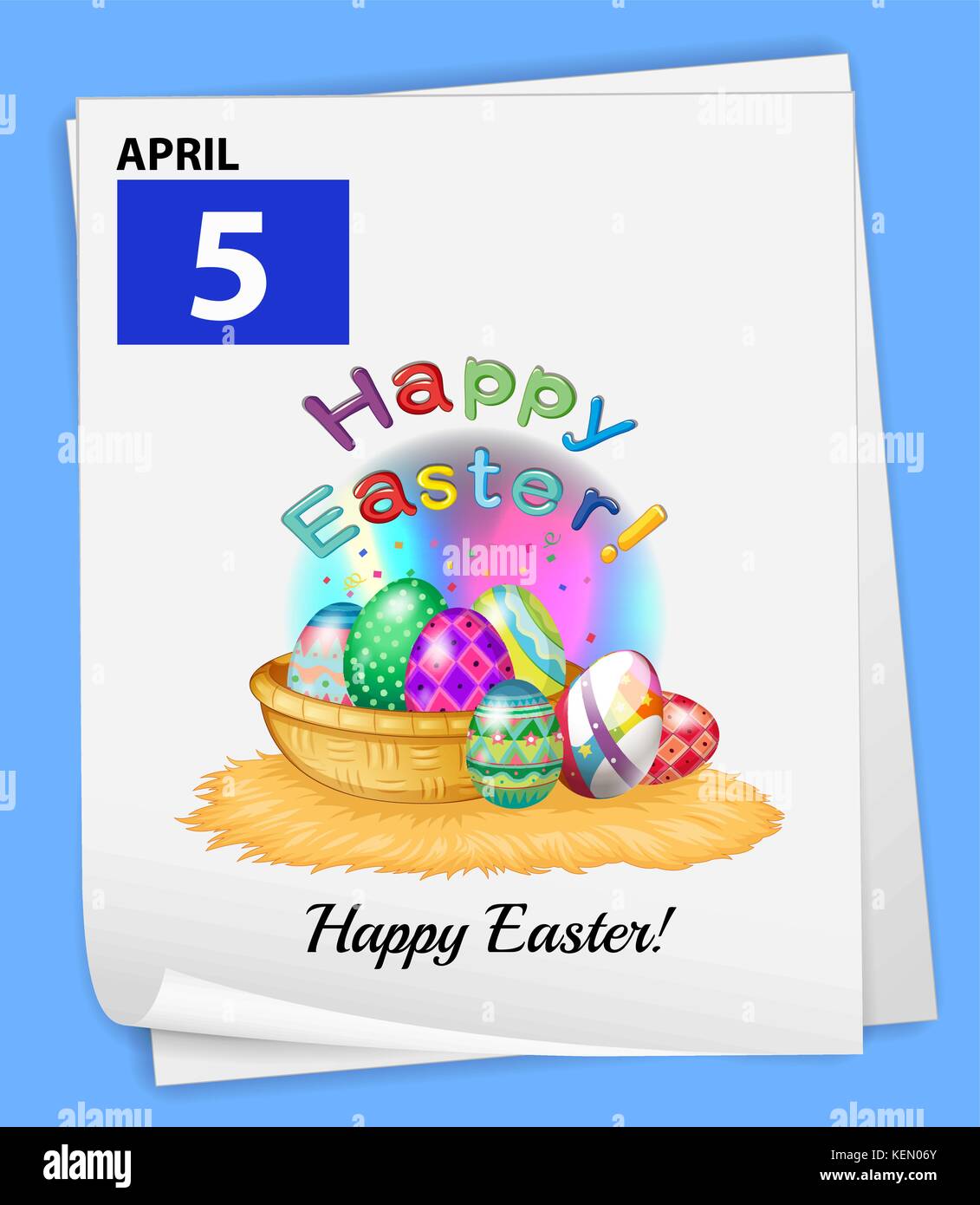 April the 5th Stock Vector Images Alamy