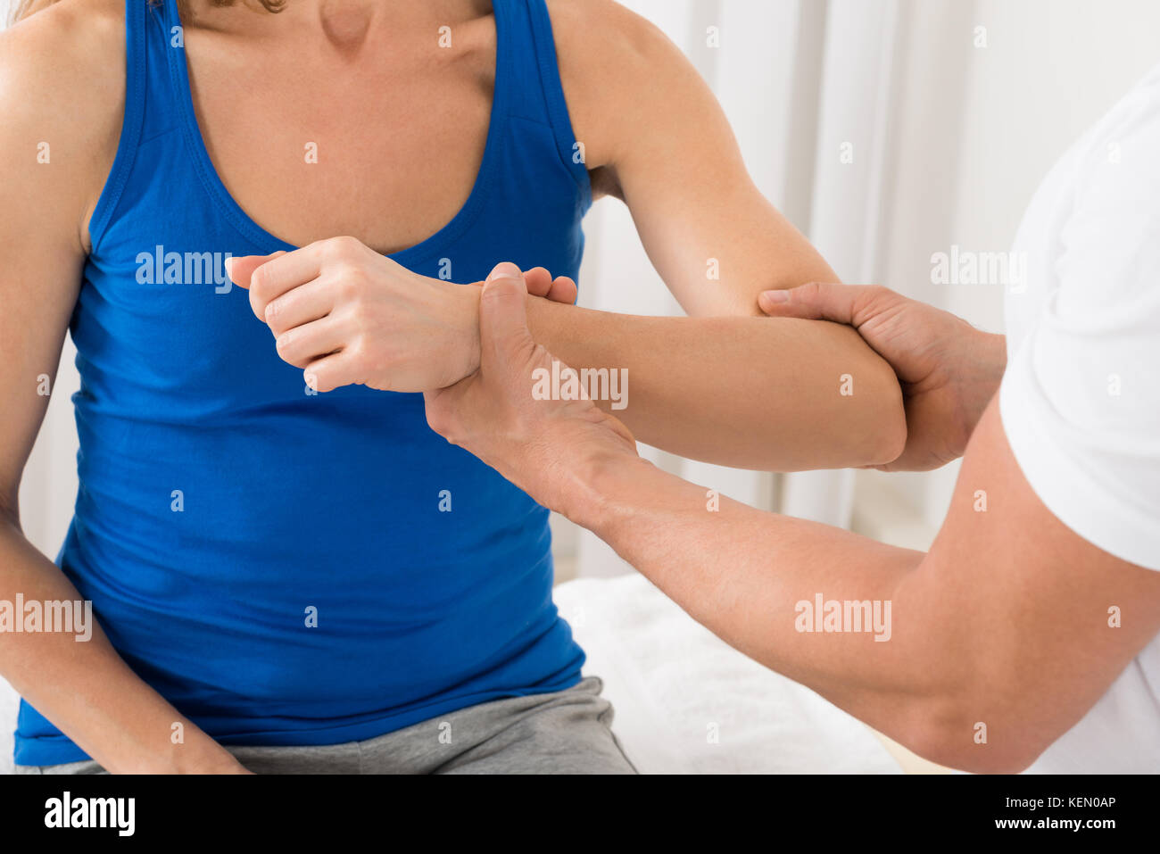 Closeup Of Woman Receiving Hand Massage In Spa Stock Photo Alamy