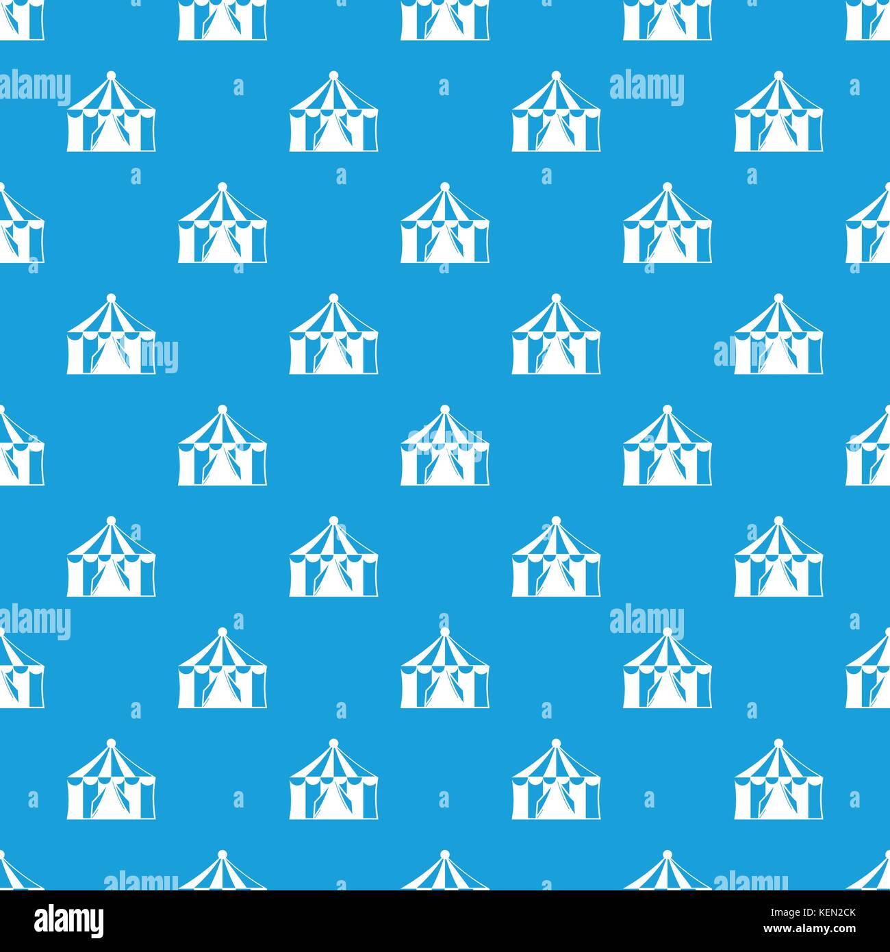 Circus tent pattern seamless blue Stock Vector Image & Art - Alamy