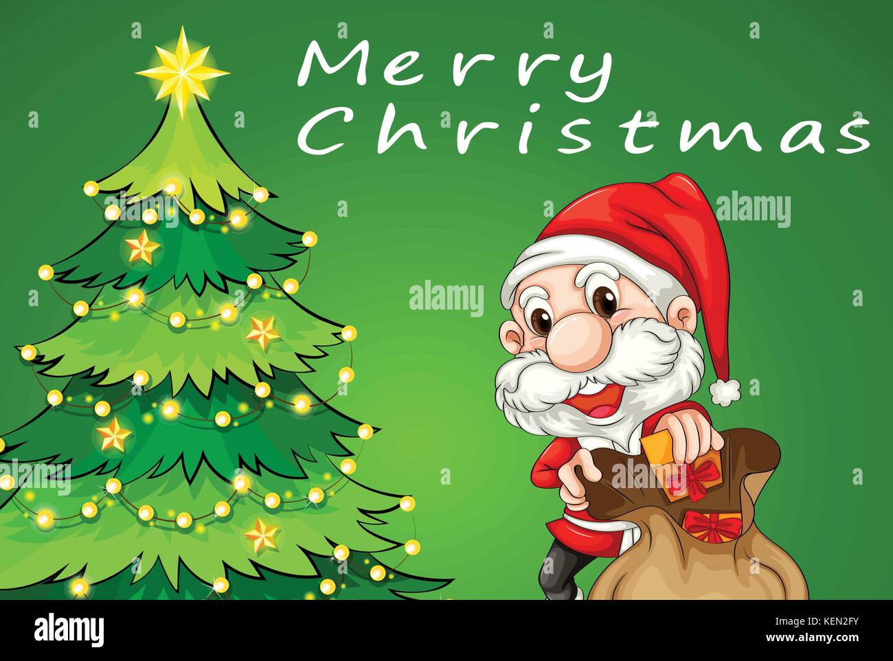 Illustration of a christmas card Stock Vector Image & Art - Alamy