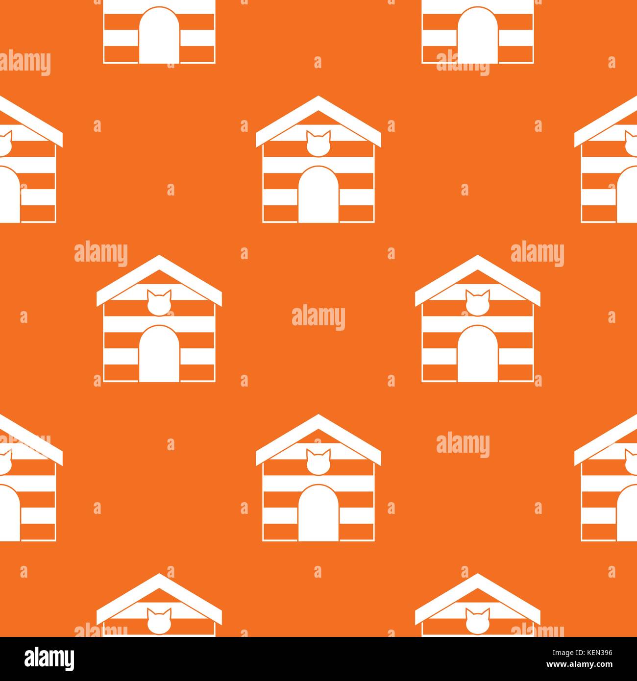 cat-house-pattern-seamless-stock-vector-image-art-alamy