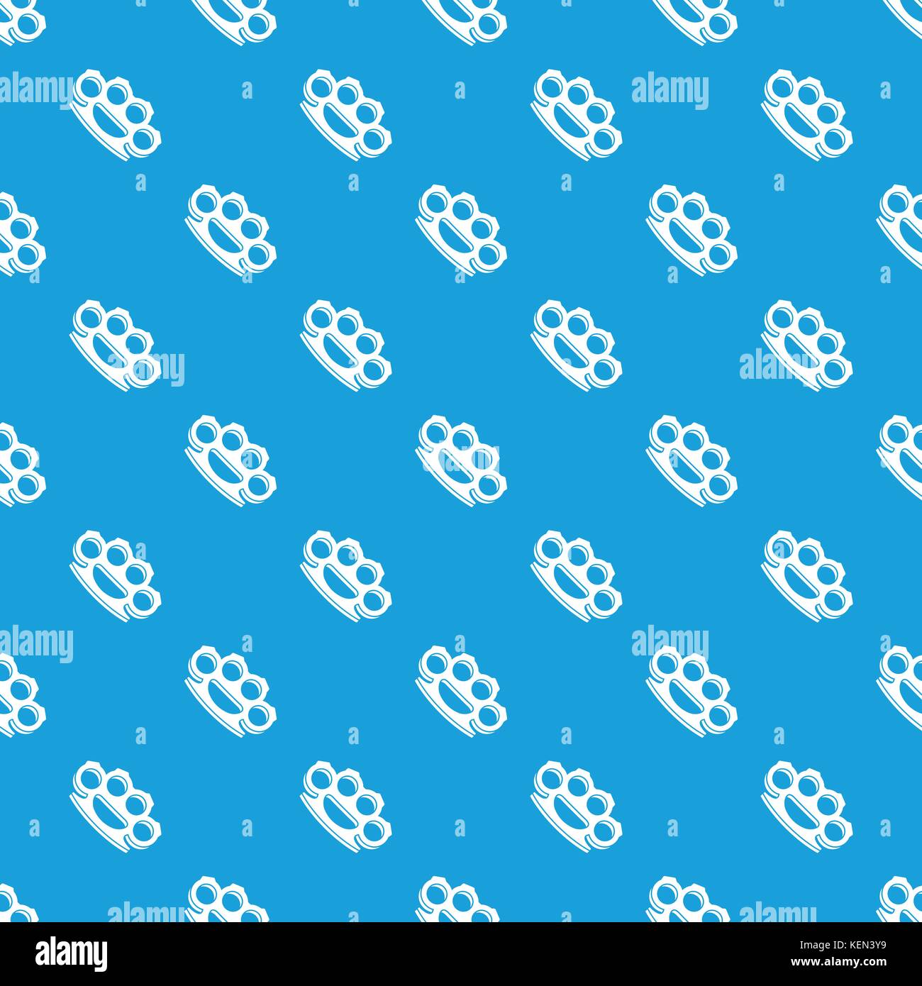 Brass knuckles pattern seamless blue Stock Vector Image & Art - Alamy