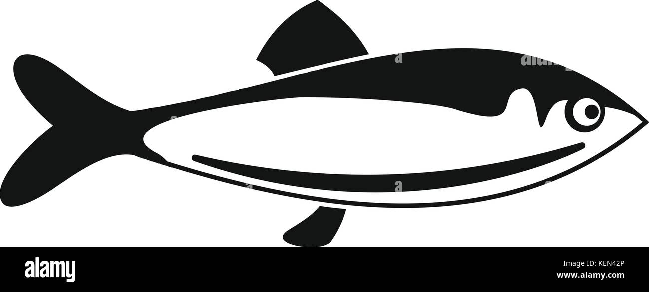 Fish icon, simple style Stock Vector Image & Art - Alamy