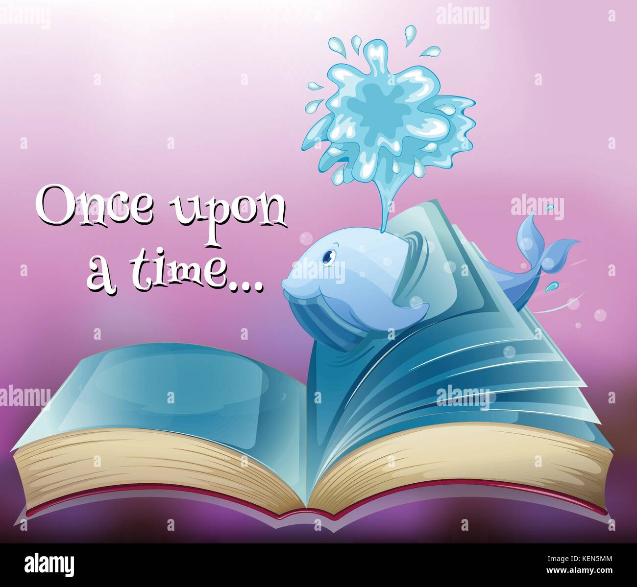 Once upon a time book cover Stock Vector Images - Alamy, image size:1300x1199