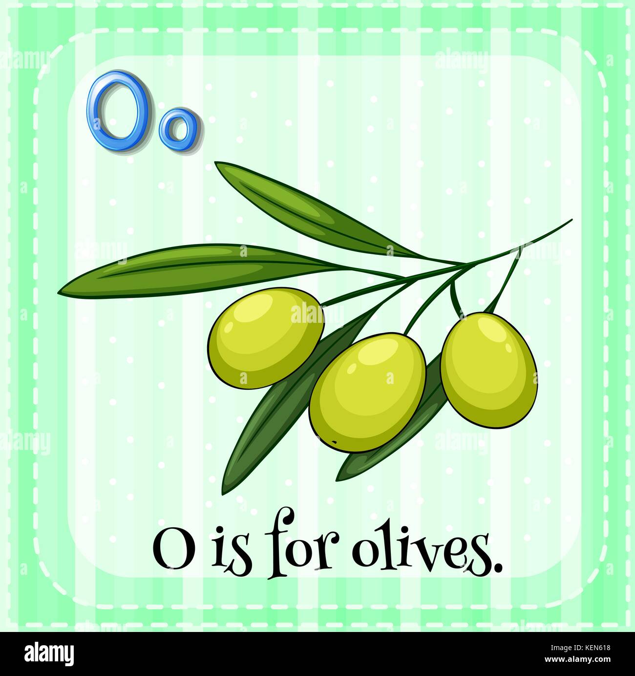 Letter olive Stock Vector Images Alamy