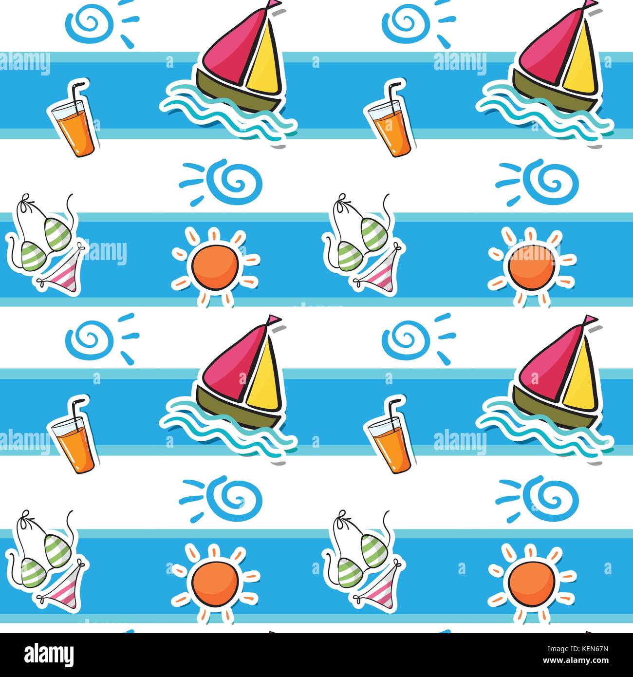 Summer hot picture Stock Vector Images - Alamy