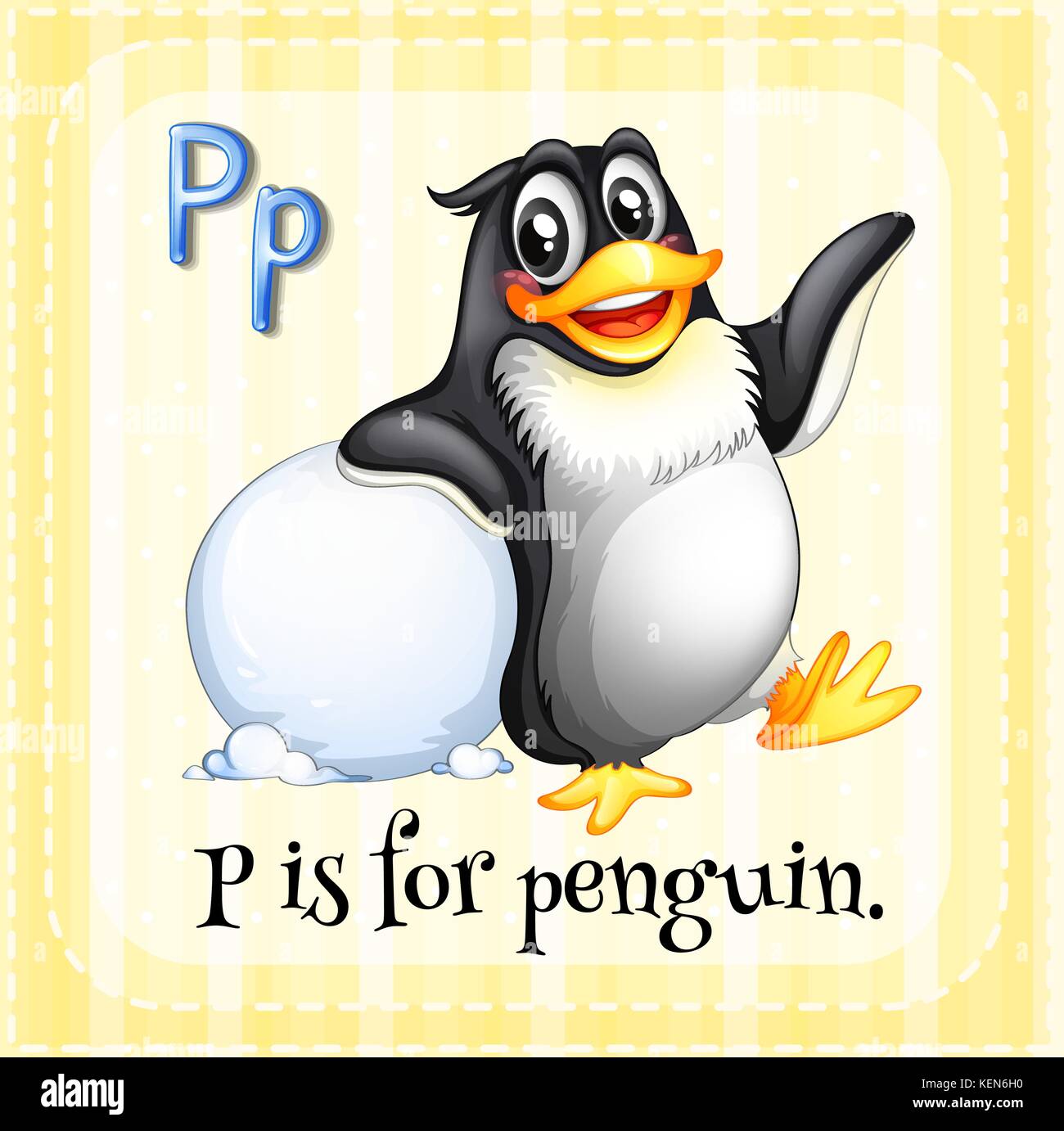 A letter P which stands for penguin Stock Vector Image & Art Alamy