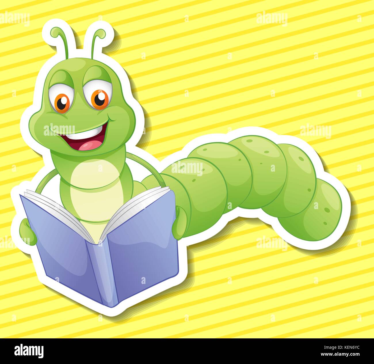 Bookworm Cartoon Stock Photos & Bookworm Cartoon Stock Images - Alamy