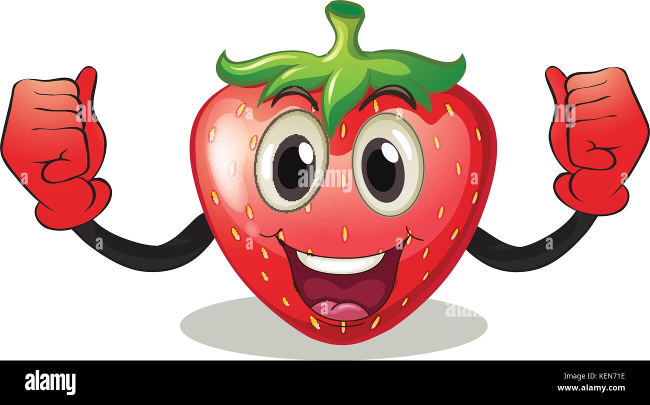 Cartoon Strawberry High Resolution Stock Photography and Images Alamy