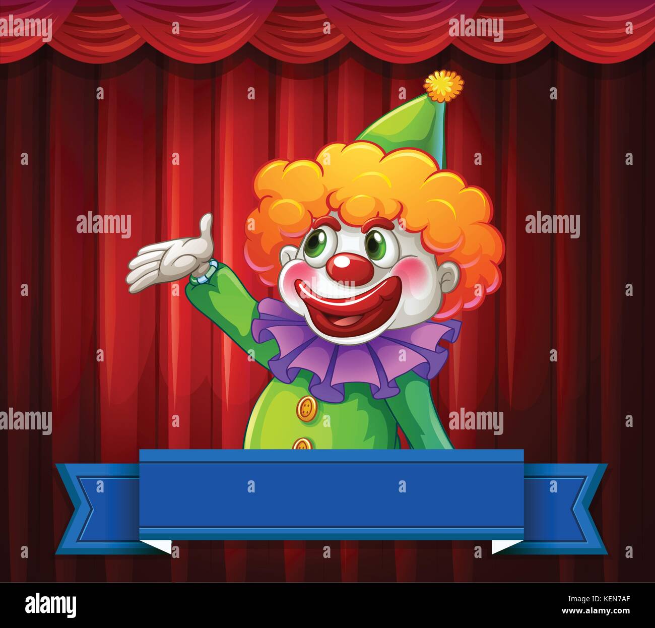 Lion and Clown Circus Photography Background 6x6ft Lion Clown Playing with Ball Cartoon Background Balloons with Red Curtain Cloud Cartoon Photo Backdrops Children Boys 
