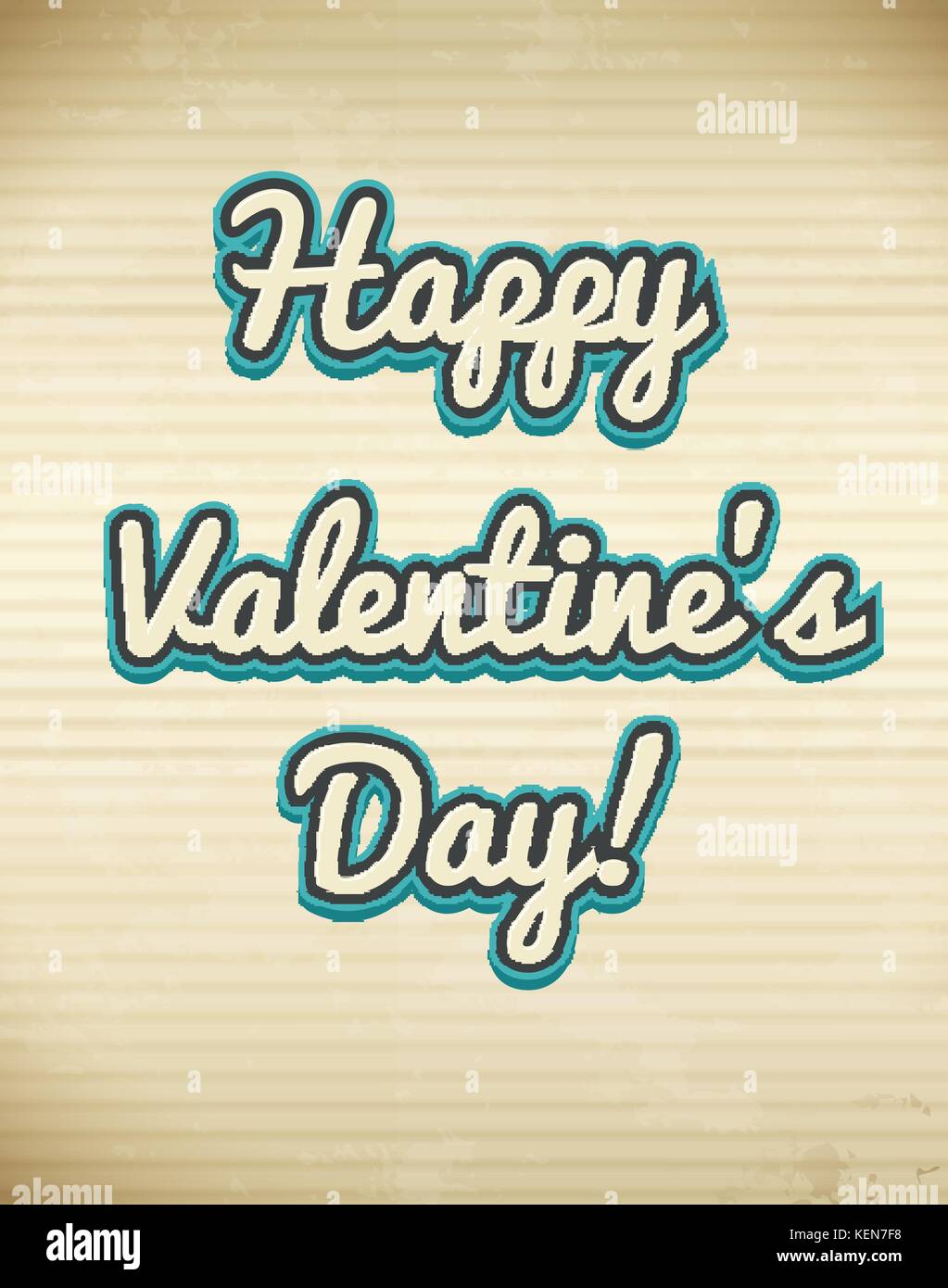 Illustration of a valentine card Stock Vector Image & Art - Alamy