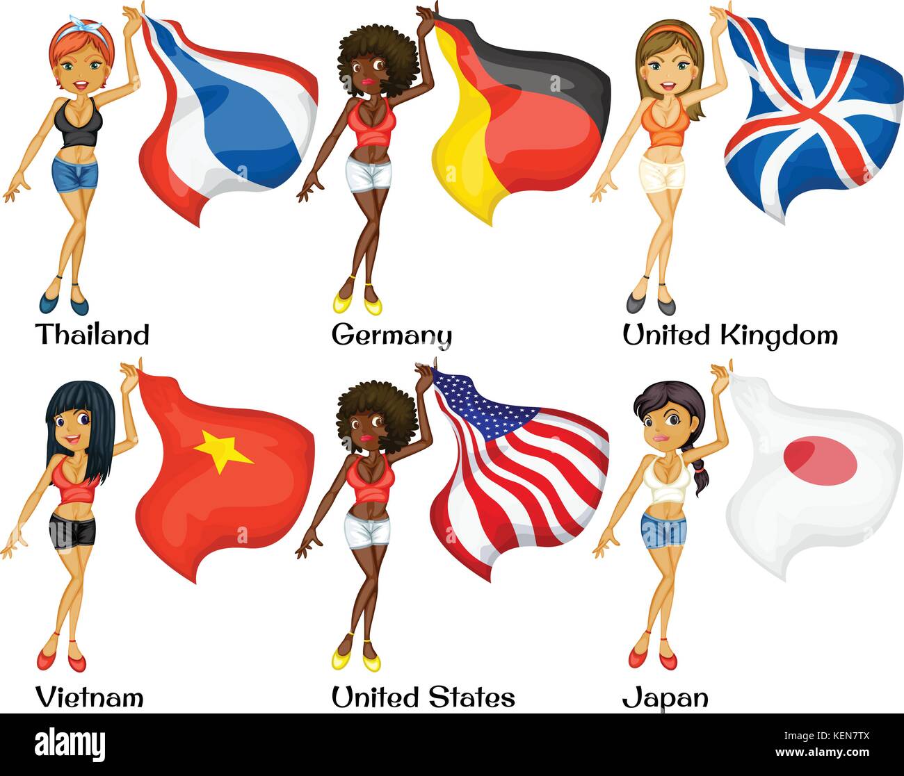 The united states series Stock Vector Images - Alamy