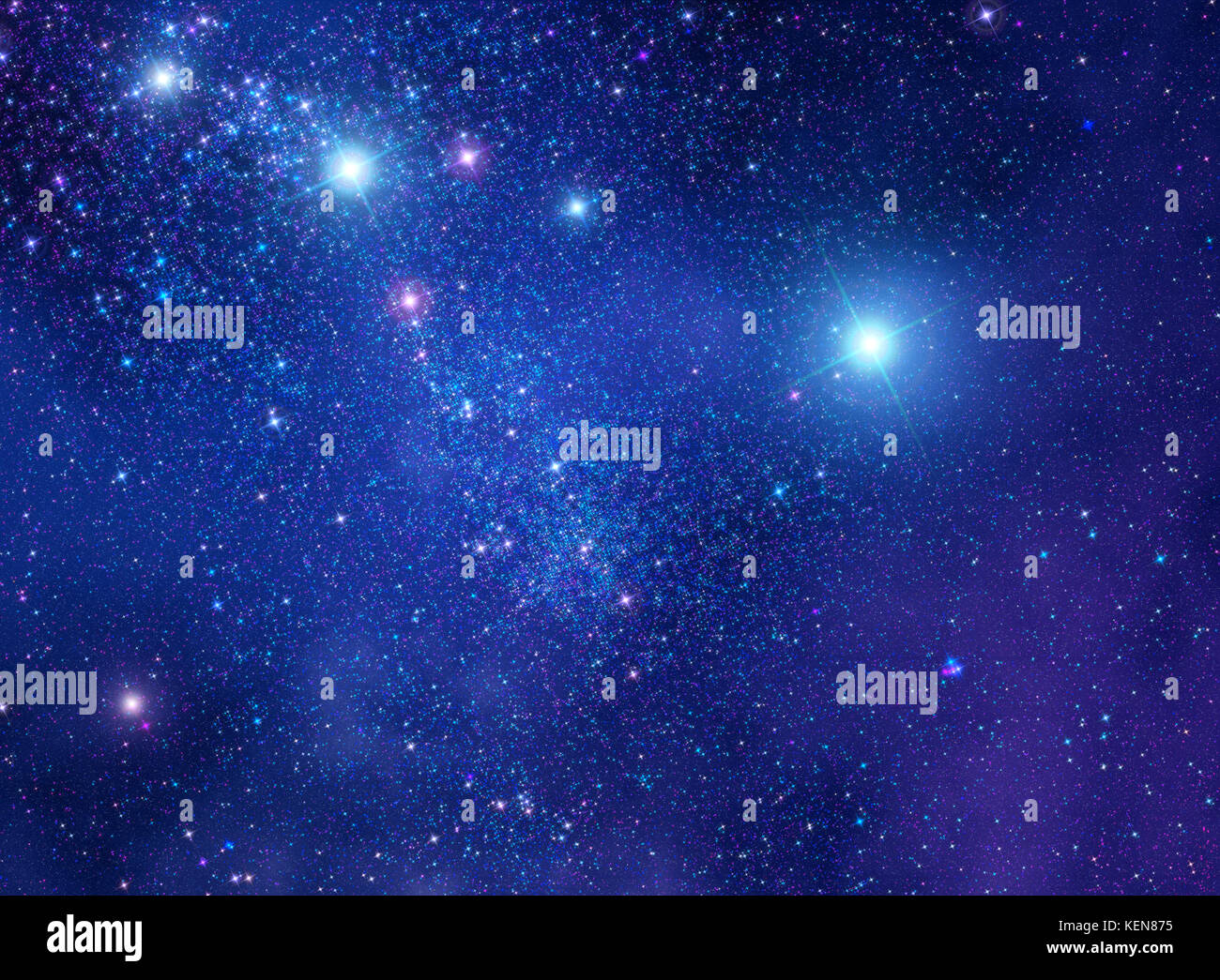 blue, decorative abstract cosmic background illustration representing ...