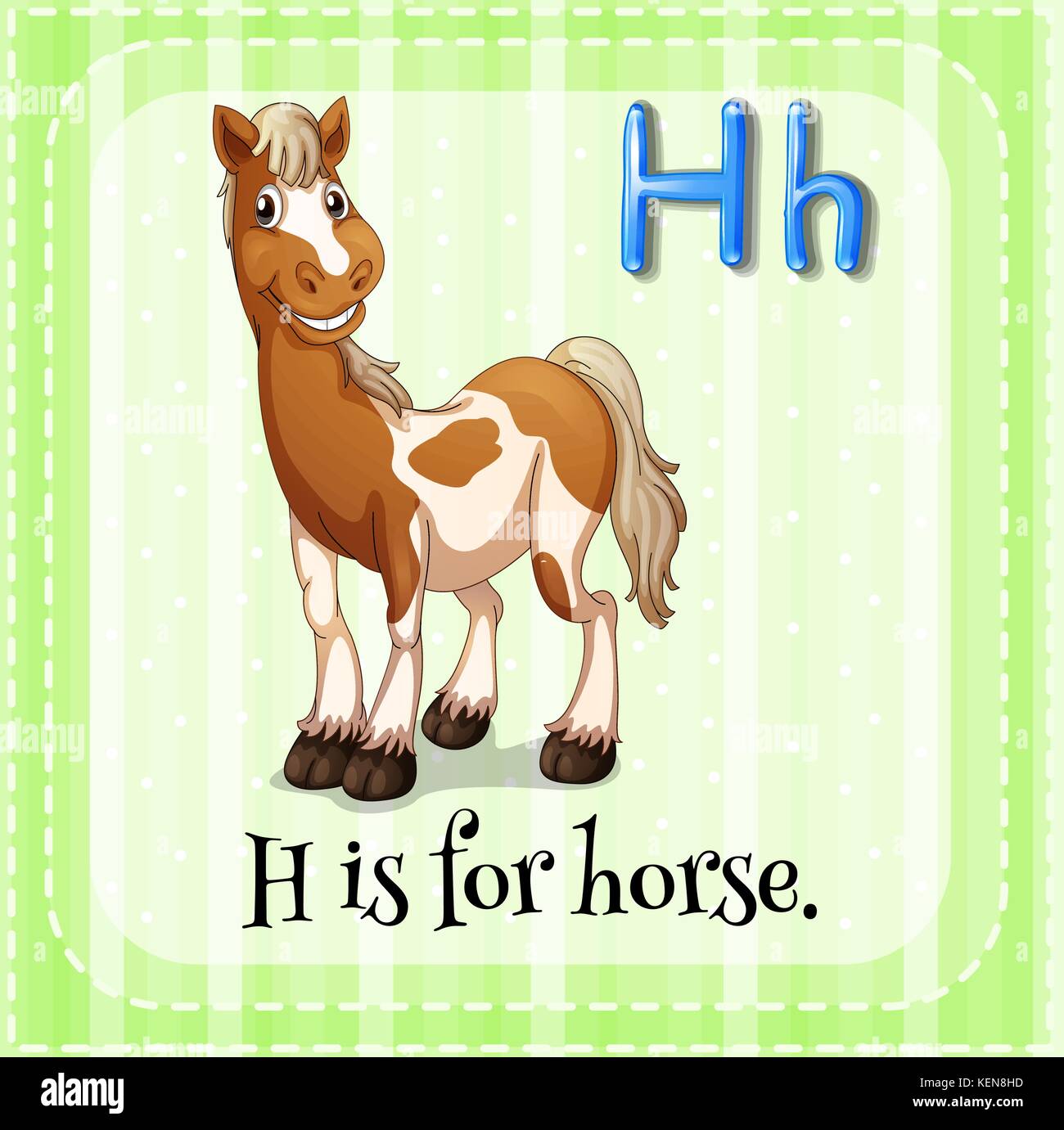 A letter H which stands for horse Stock Vector Image & Art  Alamy