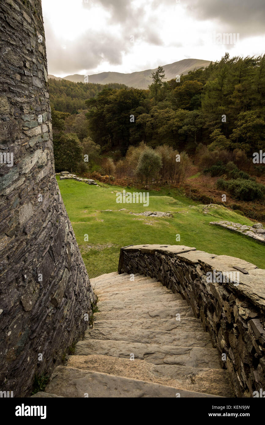 Dolbadarn Castle, Snowdonia, Wales Stock Photo