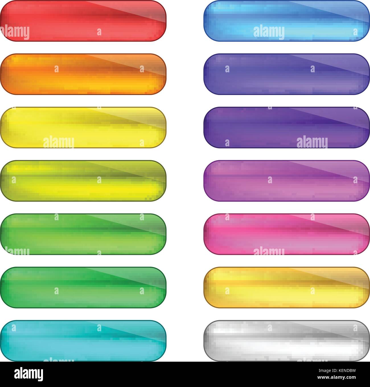 vector web buttons set Stock Vector Image & Art - Alamy