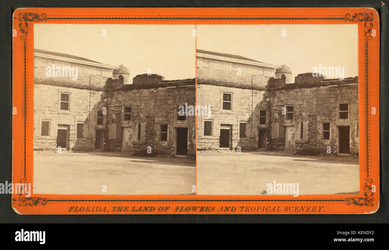 The Yard in the Old Spanish Fort, at St. Augustine, from Robert N