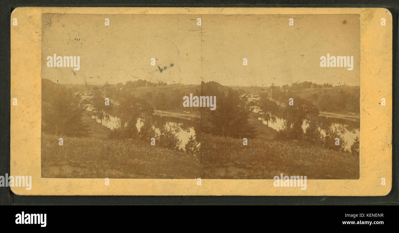 View up the Kenduskeag from Mill Lane, by Frank A. Morrill Stock Photo Alamy