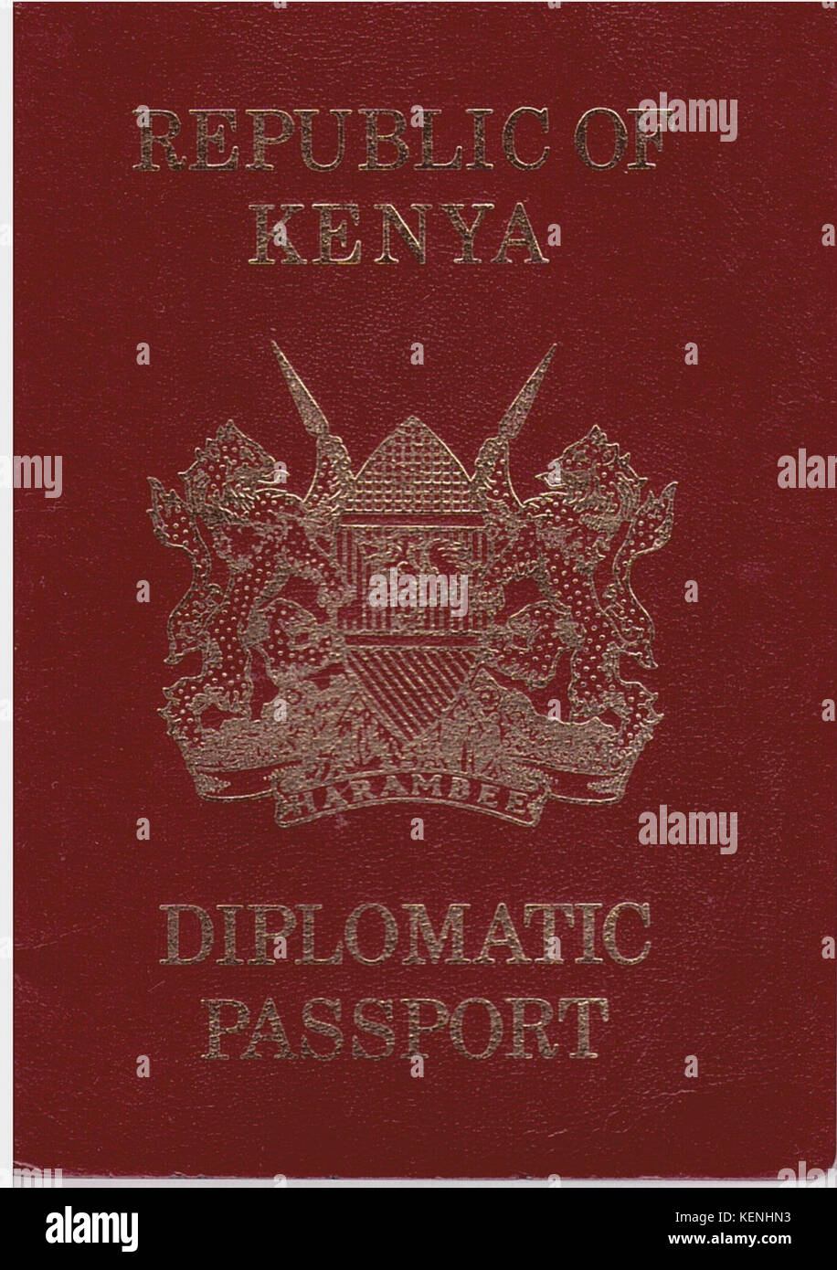 Diplomatic Passport Stock Photo