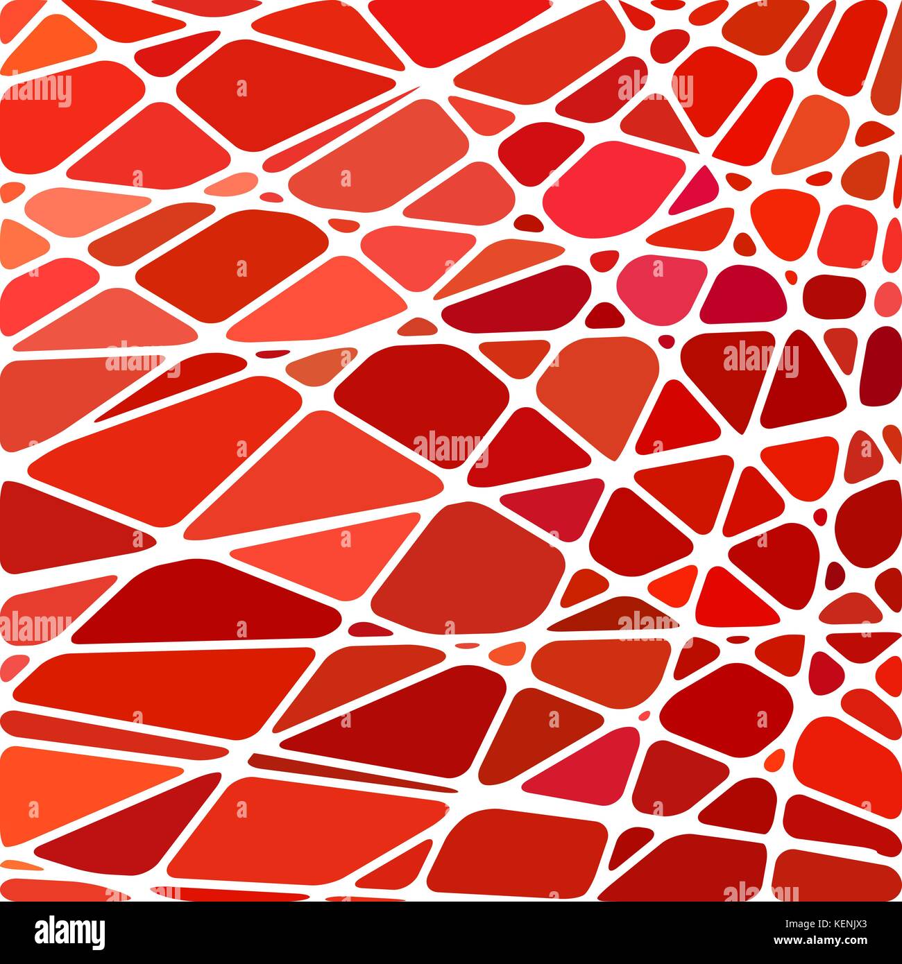abstract vector stained-glass mosaic background - bright red Stock ...