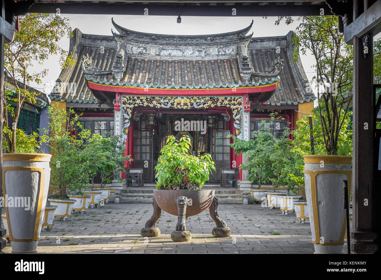 ancient temple chinese architecture Stock Photo