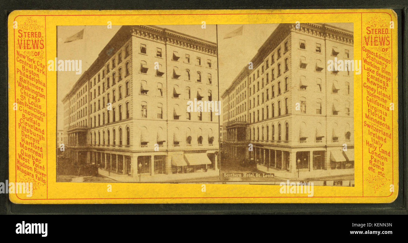 Southern Hotel, St. Louis, Missouri, from Robert N. Dennis collection