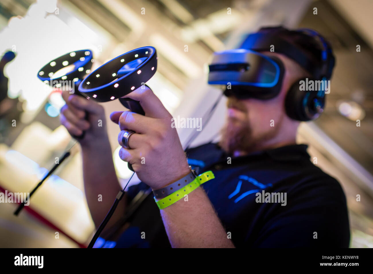 Virtual Reality Controllers High Resolution Stock Photography and Images -  Alamy