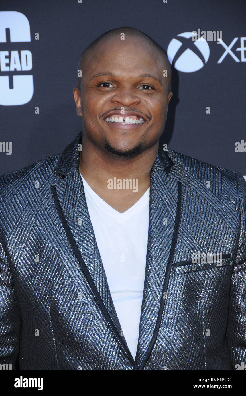 Los Angeles, CA, USA. 22nd Oct, 2017. 22 October 2017 - Los Angeles, California - IronE Singleton. AMC Celebrates the 100th Episode of ''The Walking Dead'' held at The Greek Theater in Los Angeles. Photo Credit: Birdie Thompson/AdMedia Credit: Birdie Thompson/AdMedia/ZUMA Wire/Alamy Live News Stock Photo