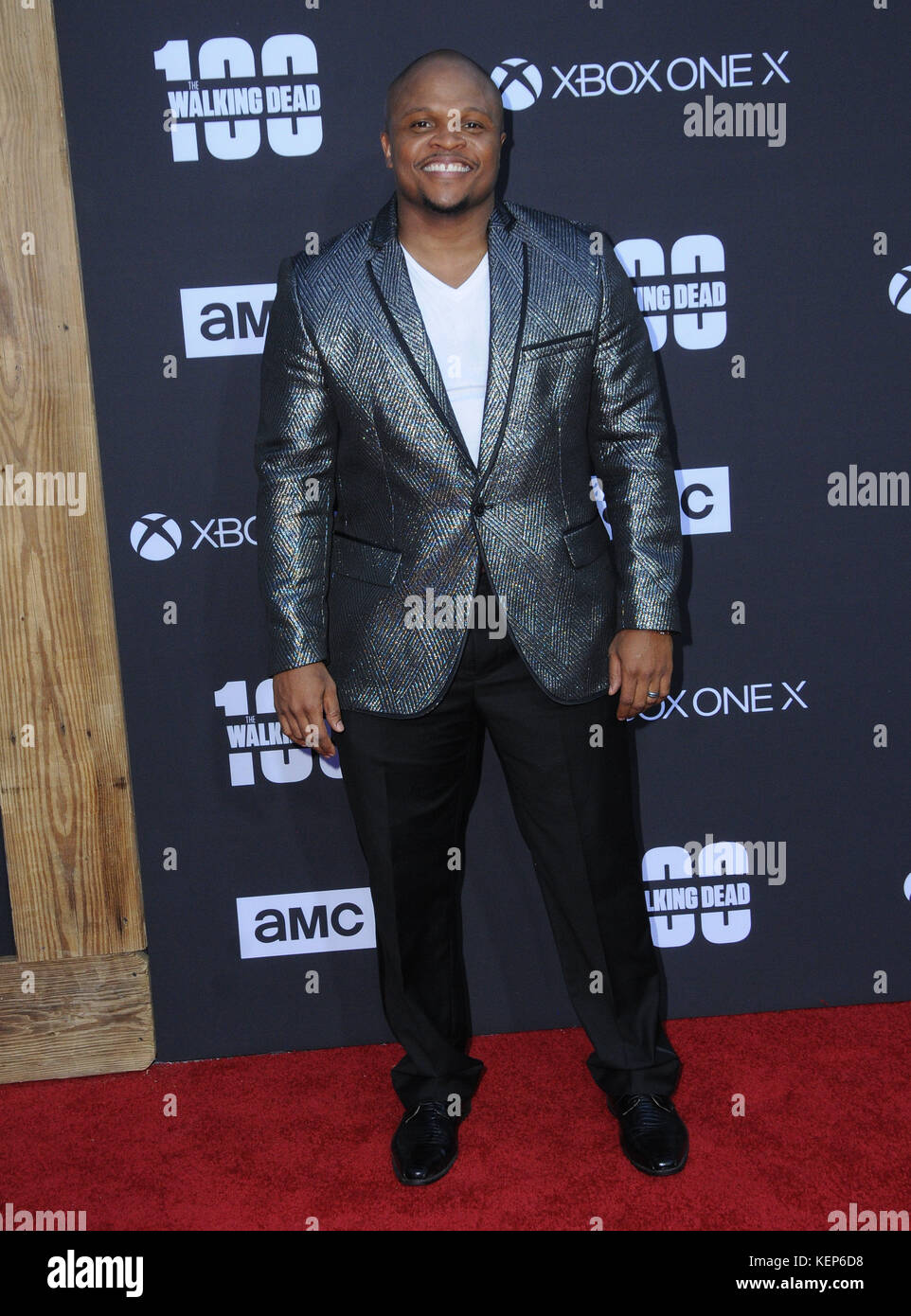 Los Angeles, CA, USA. 22nd Oct, 2017. 22 October 2017 - Los Angeles, California - IronE Singleton. AMC Celebrates the 100th Episode of ''The Walking Dead'' held at The Greek Theater in Los Angeles. Photo Credit: Birdie Thompson/AdMedia Credit: Birdie Thompson/AdMedia/ZUMA Wire/Alamy Live News Stock Photo
