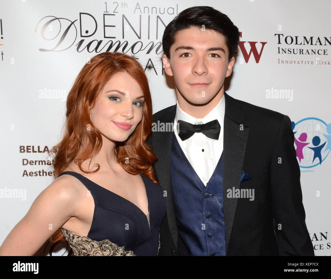 Los Angeles, California, USA. 22nd Oct, 2017. AINSLEY ROSS and SLOANE MORGAN SIEGEL arrives for the 12th Annual Denim, Diamonds & Stars for Kids With Autism at the Thousand Oaks Four Seasons. Credit: Billy Bennight/ZUMA Wire/Alamy Live News Stock Photo