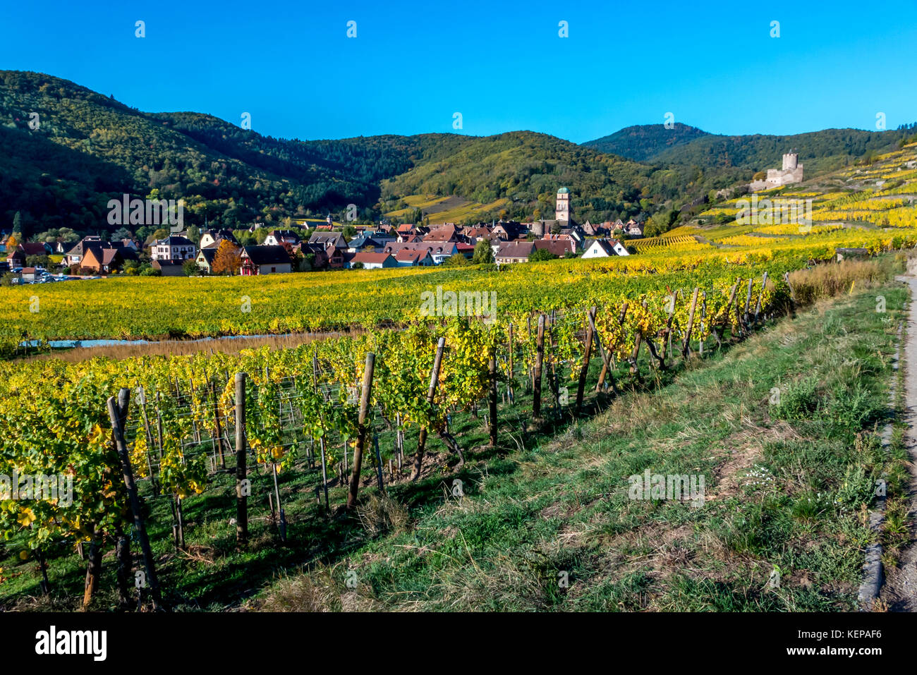Kaysersberg, Alsace in France Stock Photo
